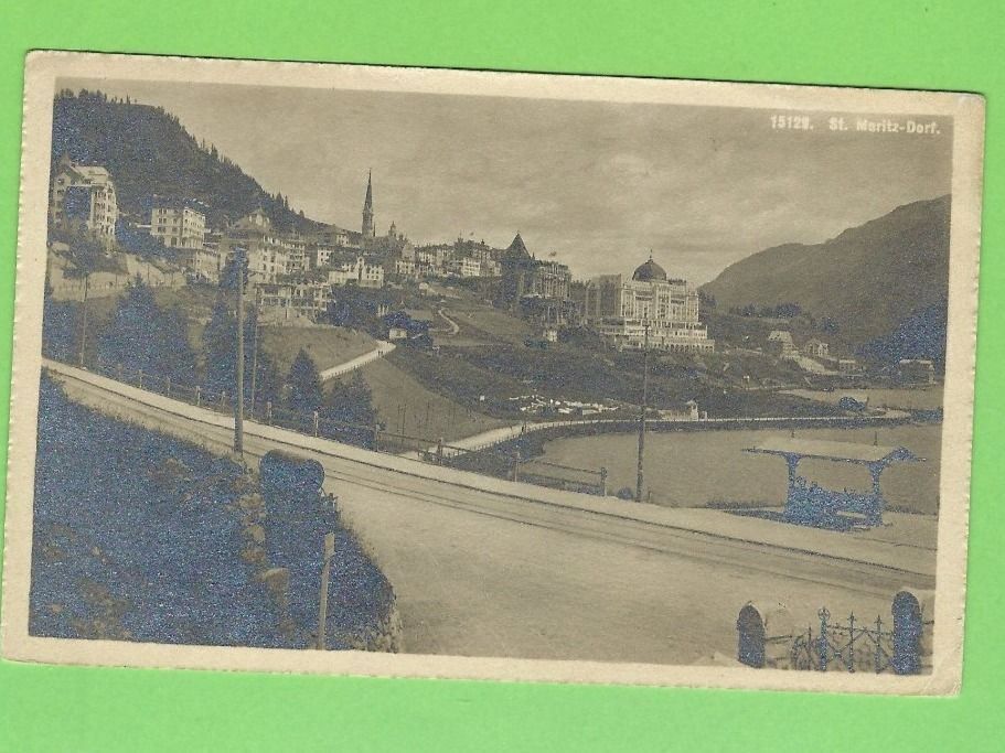 Cartoline postali: St. Moritz - Dorf – Usato da Zürich venduto da t24_de