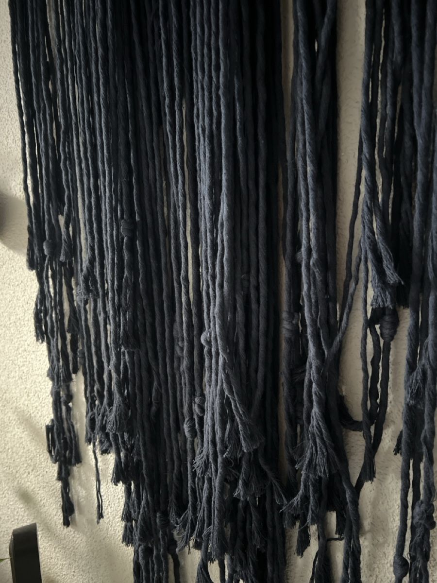 Tutte le decorazioni: Dark blue Macrame Wall Hanging – Usato da Gebenstorf venduto da D0minika 3