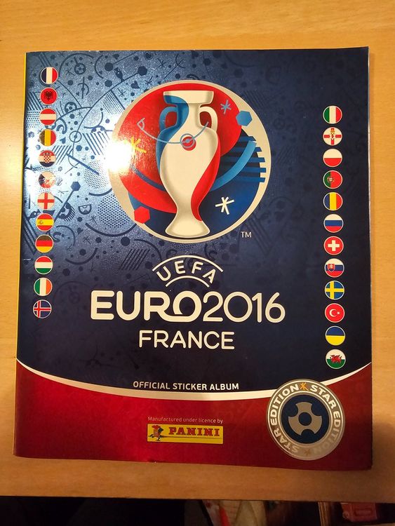 Album panini officiel UEFA EURO 2016 France - Collection