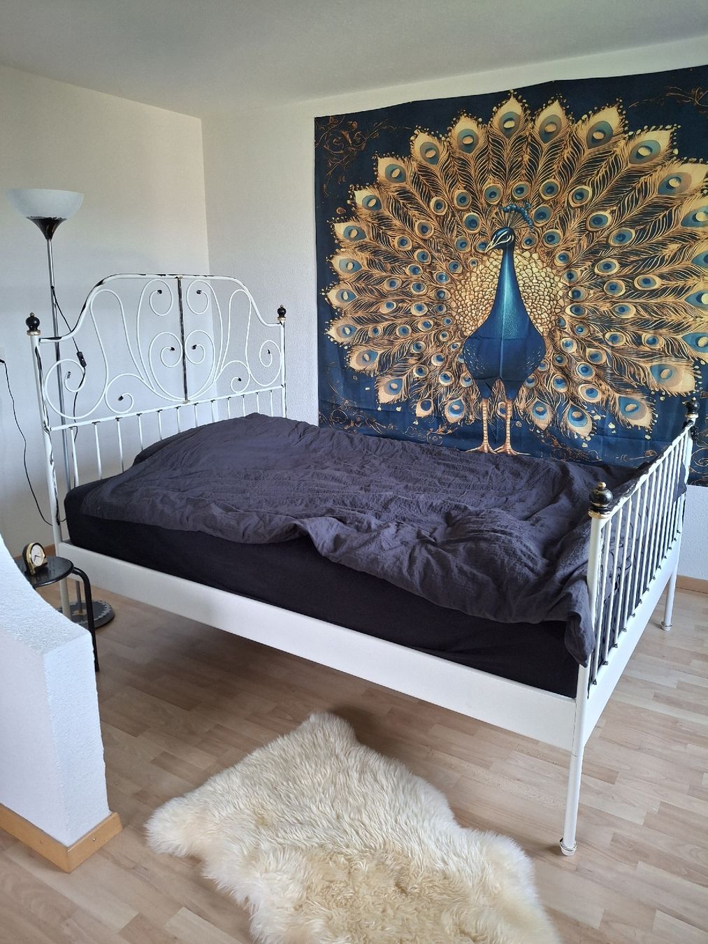 Betten: Metallbett weiss, bemalt – Gebraucht aus Ichertswil von nayoka1