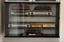 Vitrine led pour trains miniatures, model réduis miniature