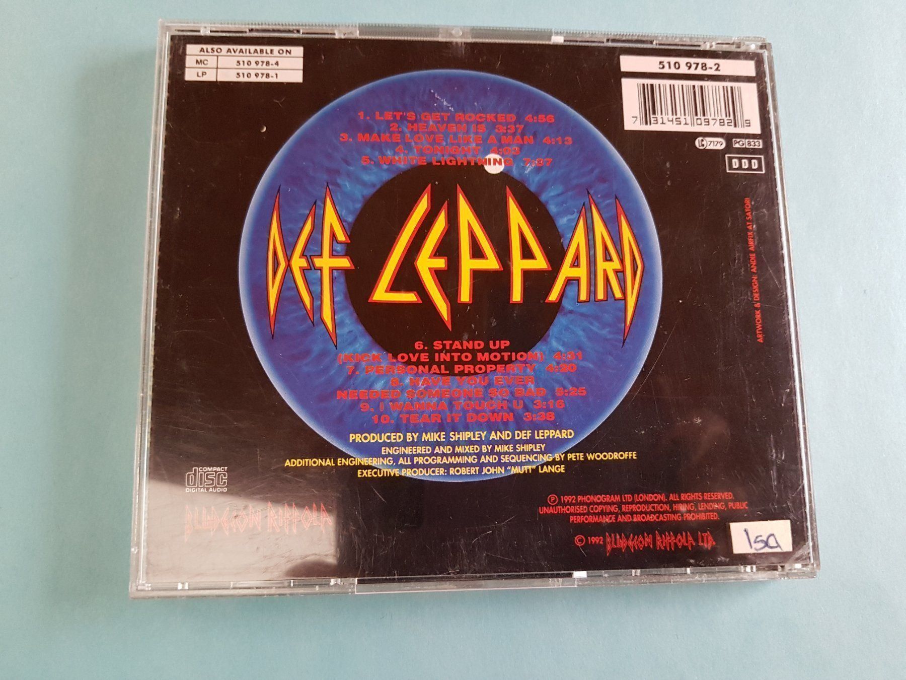 CD: CD - Def Leppard "Adrenalize" – Usato da Dübendorf venduto da new_15 1