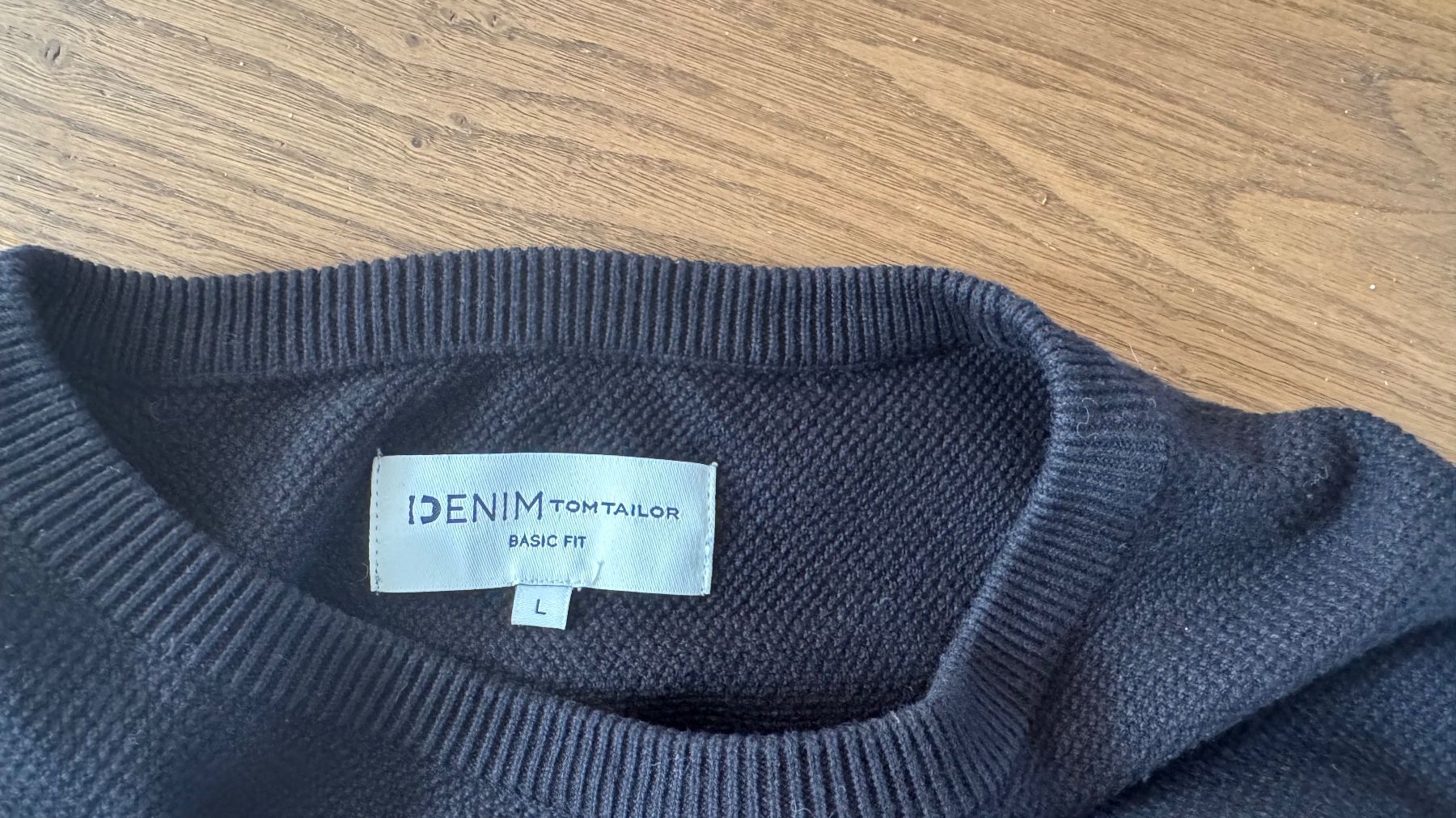 Tom Tailor Pullover & Sweatshirts: Tom Tailor Denim Herrenpullover Basic Fit Schwarz Gr. L – Gebraucht aus Riehen von To120 7