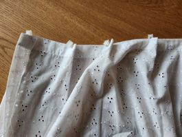 1 Paar schöne, romantische Vorhänge mit Gleiter, Vintage