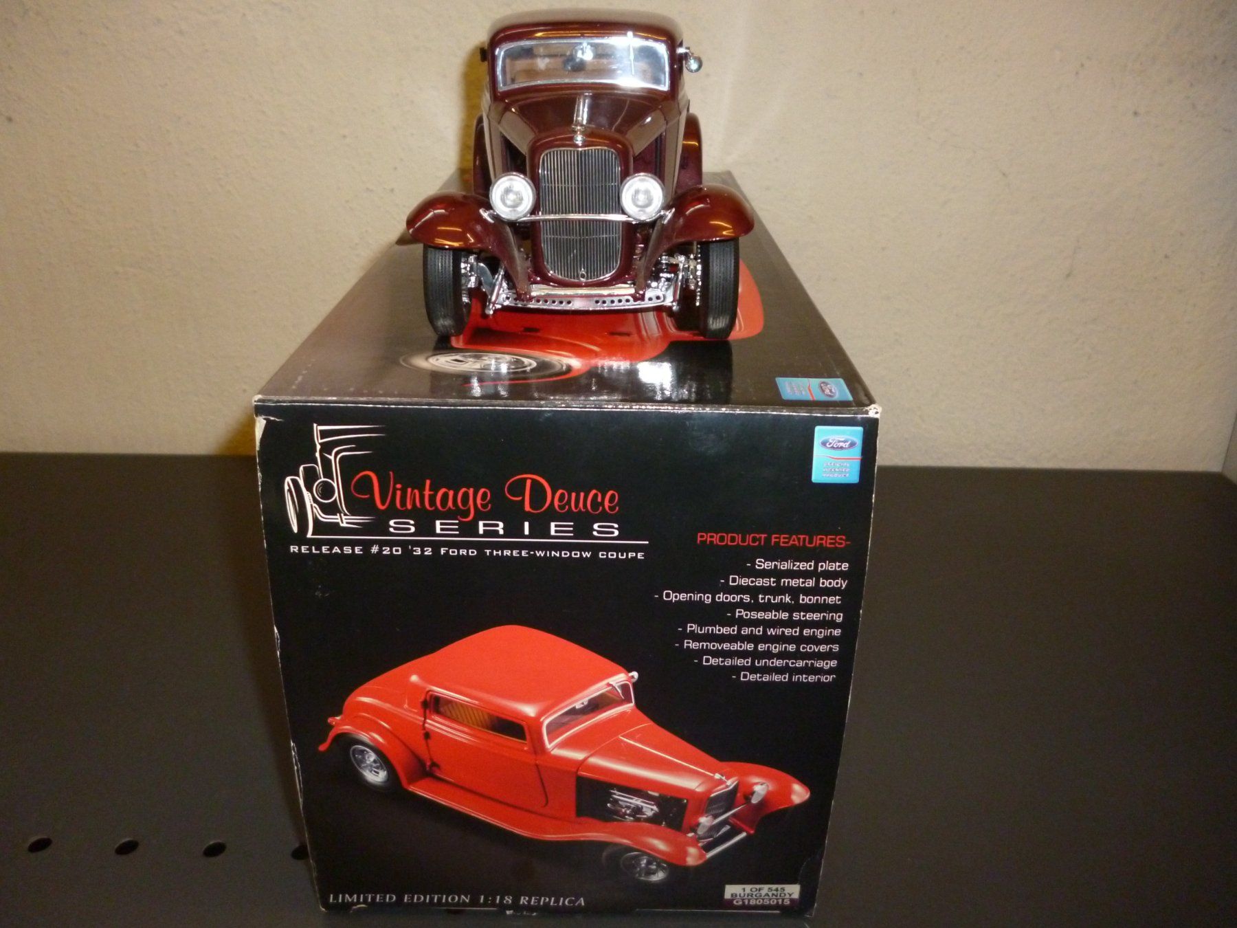 Ford Modellini d'auto: Ford 1932 Three-Window Coupe 1:18 GMP – Nuovo (secondo la descrizione) da Niederwil SG venduto da Kaicorner03 3
