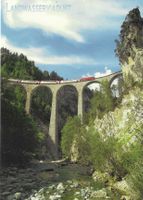 Landwasser Viadukt der Rhätischen Bahn bei Filisur