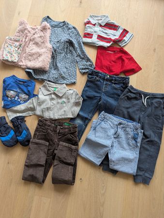 lot vêtements taille 104 cm
