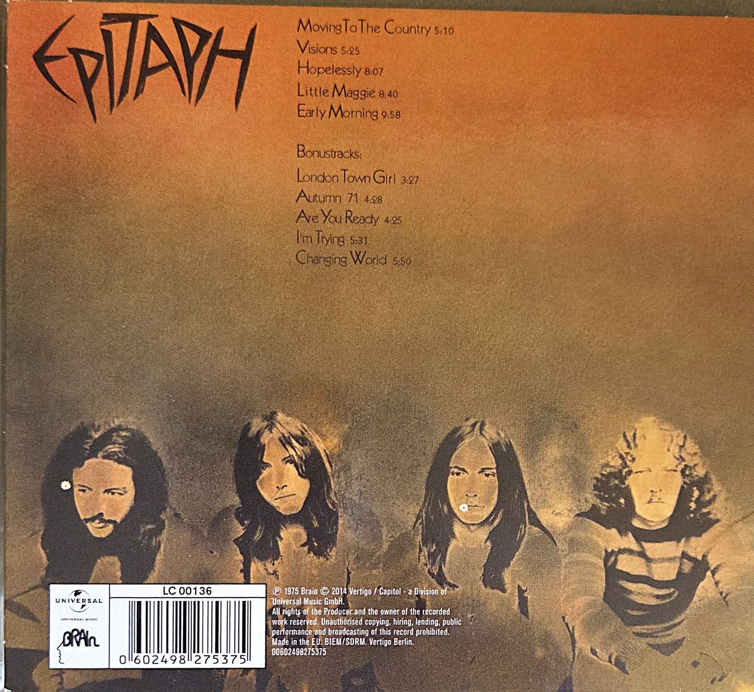 CDs: Epitaph - s/t - Digipack – Neu (gemäss Beschreibung) aus Biberist von Beaver58 1