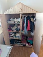 Kinder Kleiderschrank Holz mit Stern gut erhalten