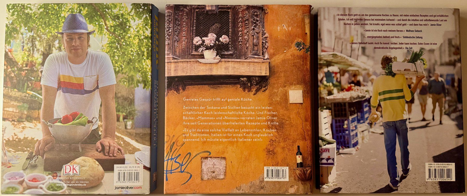 Libri: 3 x JAMIE OLIVER - KOCHBÜCHER – Usato da Hedingen venduto da Wowi 4