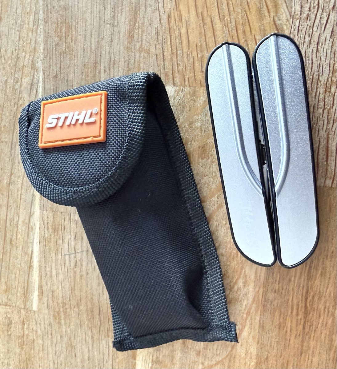Coltelli tascabile: Multitool Stihl mit Etui silber schwarz Neu – Nuovo (secondo la descrizione) da Goldach venduto da Messerguru 4