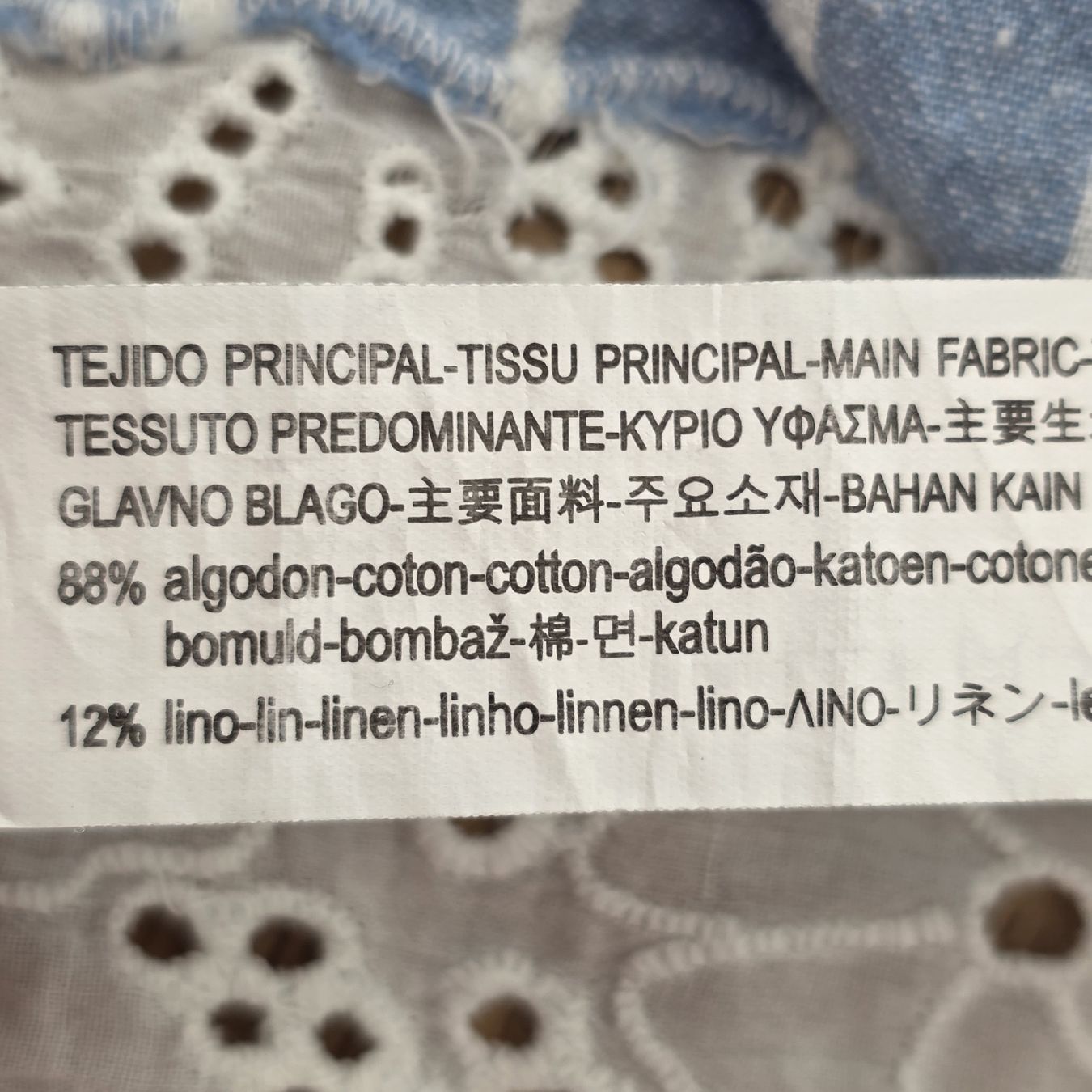 Zara Chemisiers: Zara Bluse gestreift hellblau mit Spitze Grösse S/ M – D'occasion à Rheinsulz par Gilea 6