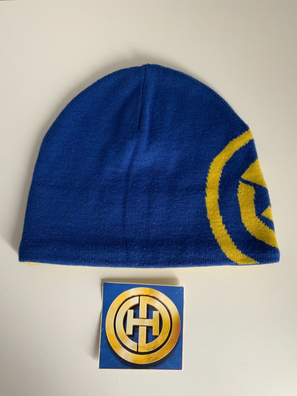 Copricapi, berretti & cappellini: HCD Mütze nostalgisch/vintage mit Kleber – Usato da Luzern venduto da Flocke11 6
