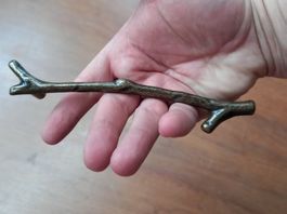 10x Griff Möbel Baum 96mm - Poignée branche d'arbre