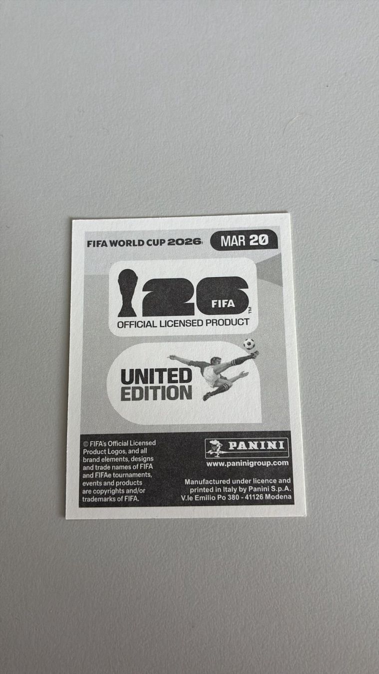 Panini Carte collezionabili: Carte panini 2026 - MAR 20 – Nuovo (secondo la descrizione) da La Neuveville venduto da Ibo2300 1
