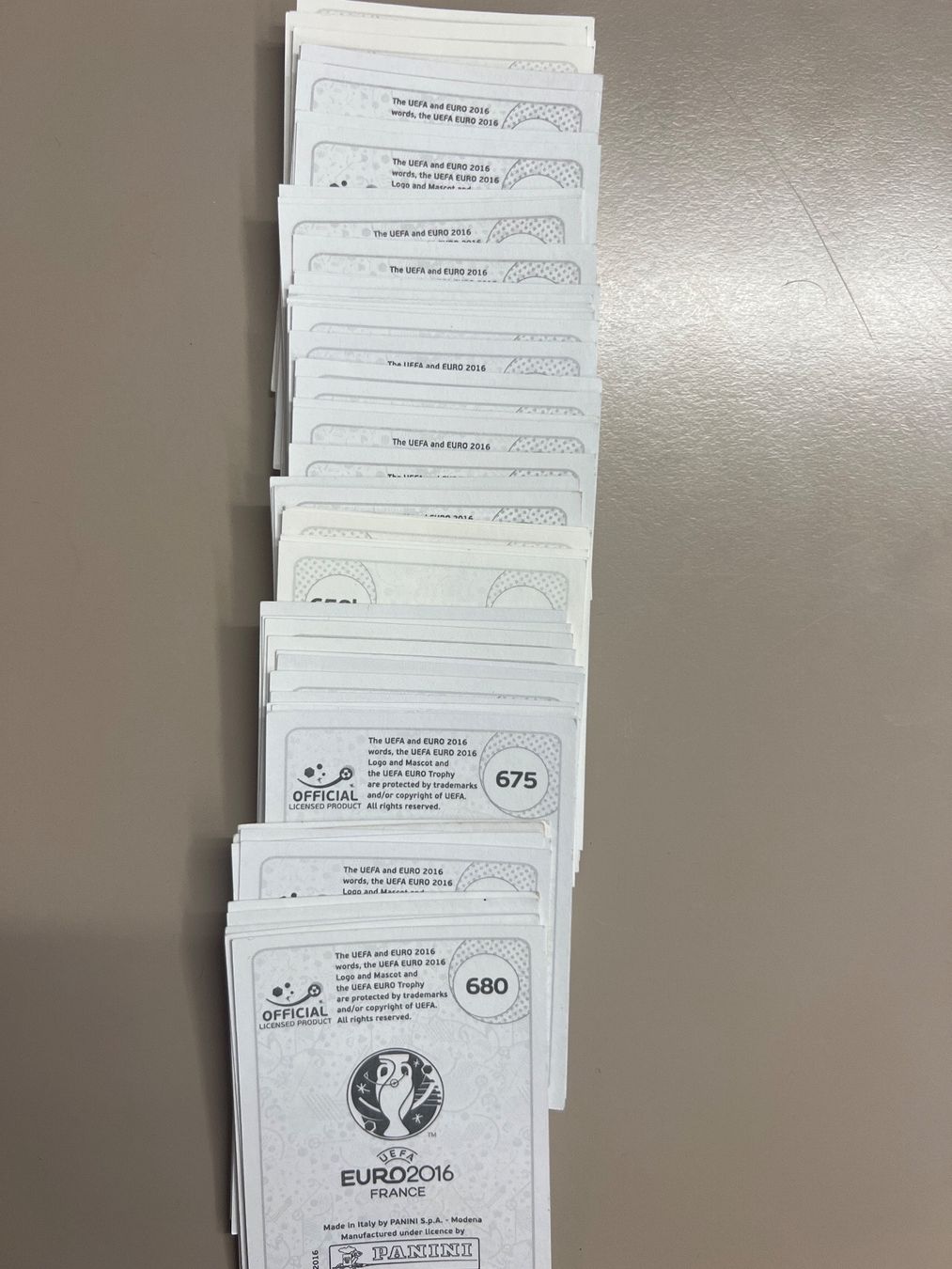 Panini Carte collezionabili: Panini EM 2016 Frankreich Nr.600-699 – Usato da Dietikon venduto da Emoruk