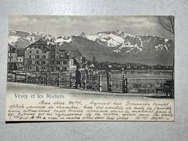 Ansichtskarte Vevey Les Rochers,