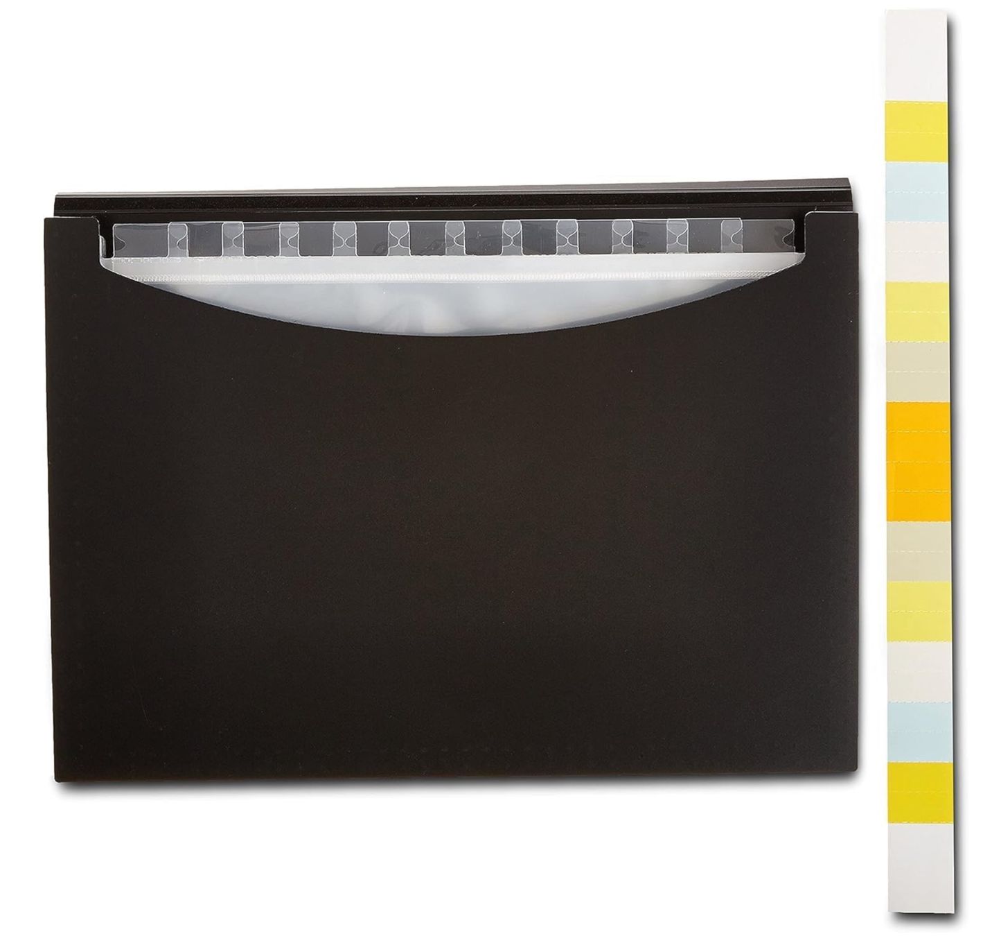 Valigie & Borse: Dokumentenmappe A4, Fächermappe, grau, Schwarz, 2er-Pack – Nuovo e nell'imballaggio originale da Bülach venduto da StoreInShopOutlet 4