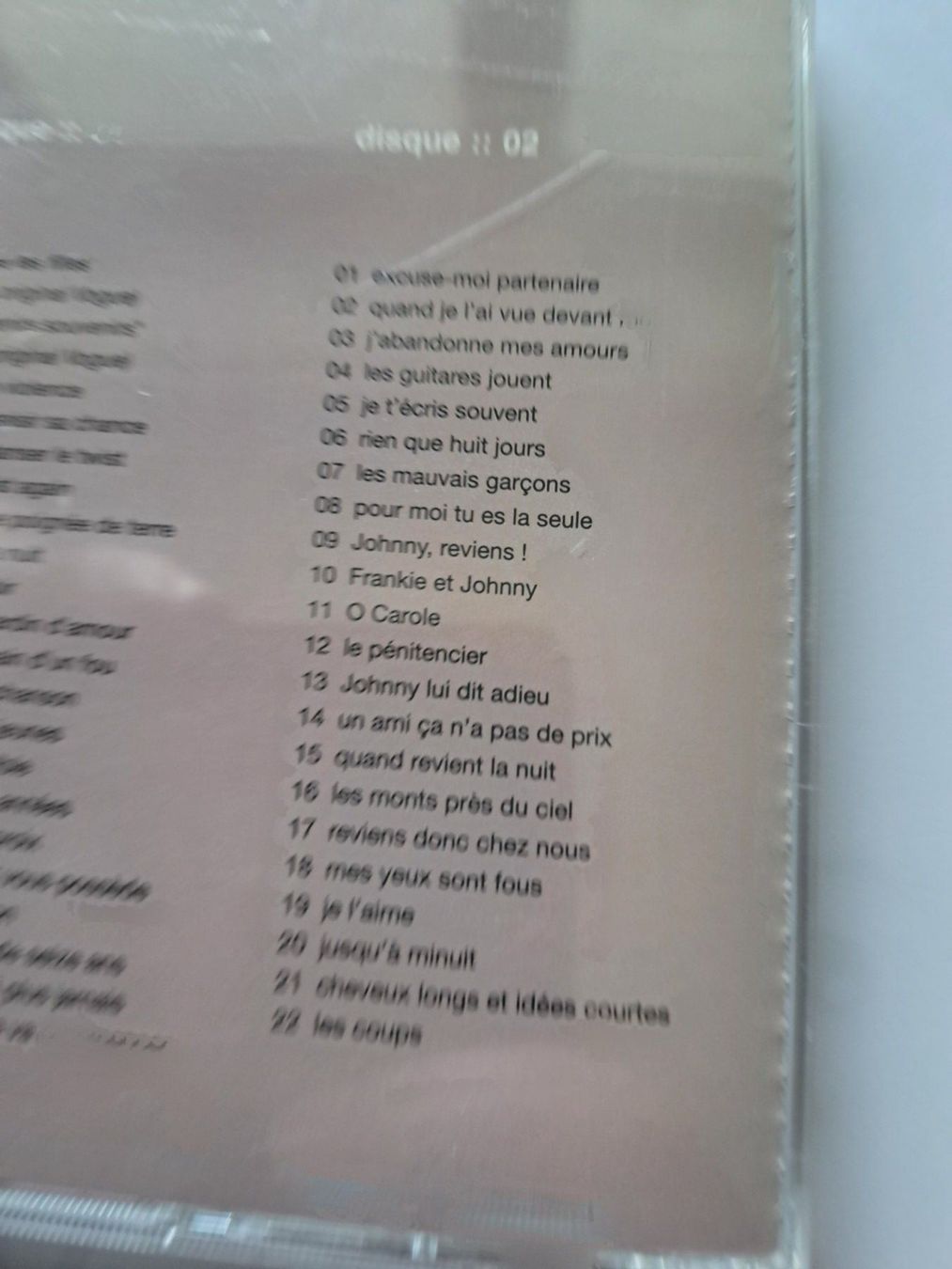 CD: Cd Johnny Hallyday - Anthologie volume 1 – Usato da Pully venduto da bro_n52j 3