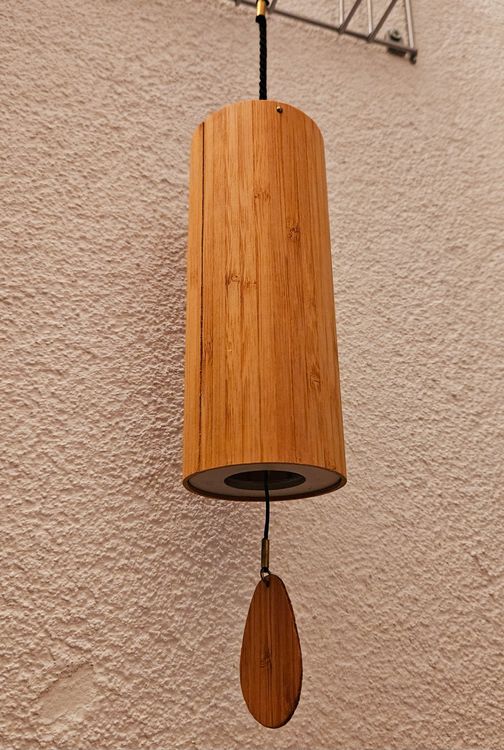 Yahenda Windspiel Aus Kupfer & Holz – 6-teilig, Mit Tiefem Klang, Für Garten, Balkon Oder Als Geschenk