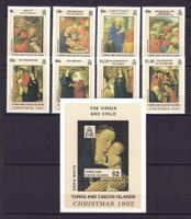 Turks u Caicos Weihnacht 1992 postfr**