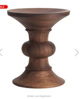 Vitra Eames Stool Model A Massivholz Nussbaum