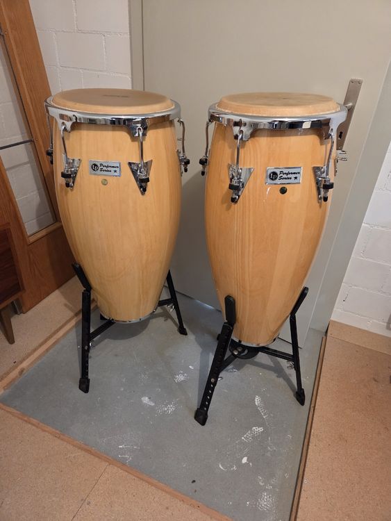 Original LP Performer Series Congas mit Ständer -Top Zustand (Gebraucht ...