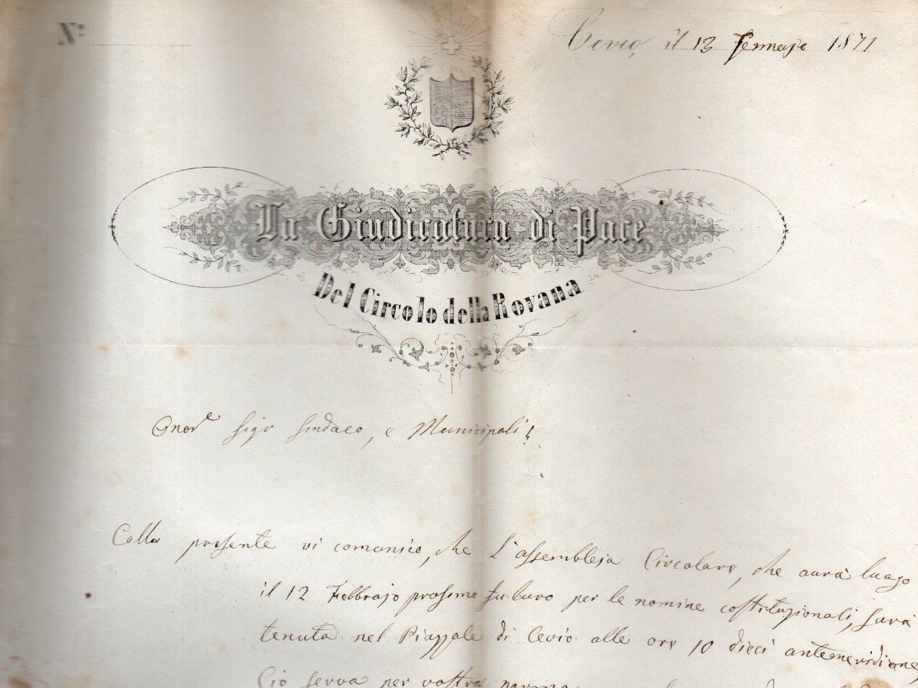 Alle Briefmarken: BoM 1871 Cevio per Bosco – Gebraucht aus Melano von pisonsdro 2