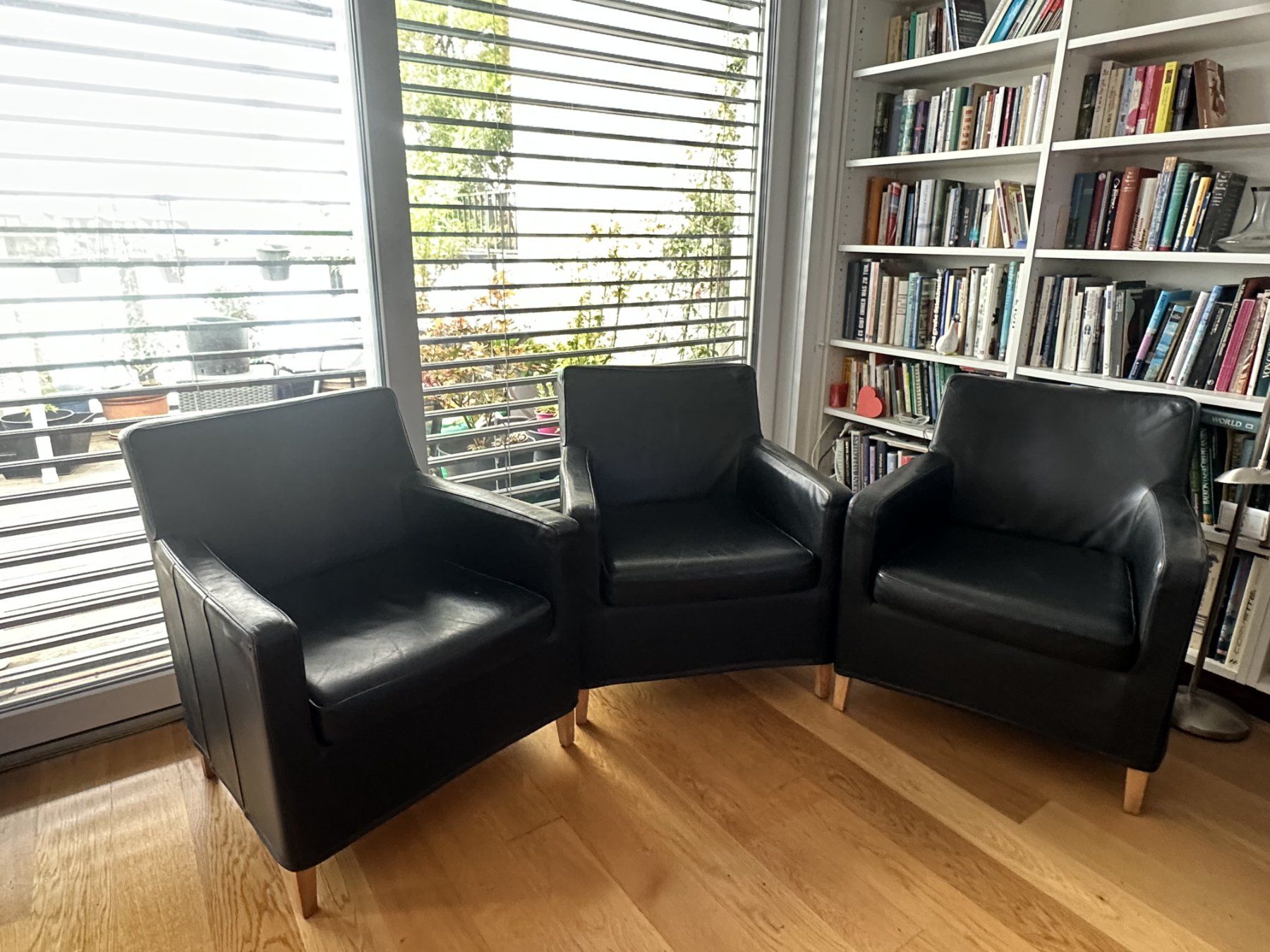 Fauteuils: Ledersessel, drei Stück – D'occasion à Basel par urst2005 7