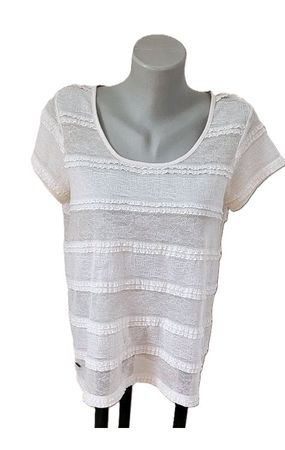 edc by Esprit süsses Shirt mit Spitze Gr. L