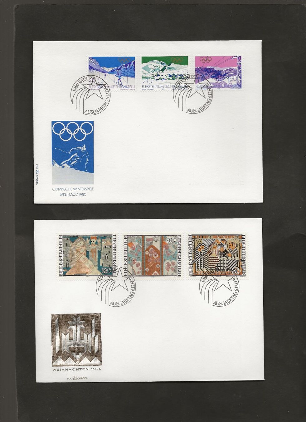 Tutti i francobolli: 16 FDC Liechtenstein 1978 bis 1980 – Usato da Au ZH venduto da xelagreb01 7