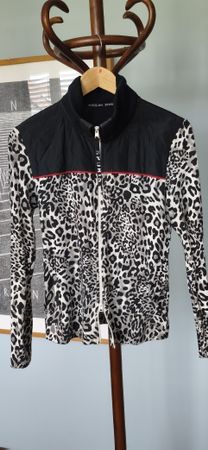 Strickjacke MarcCain Sports Gr. N3/38 Leo-Muster wie neu