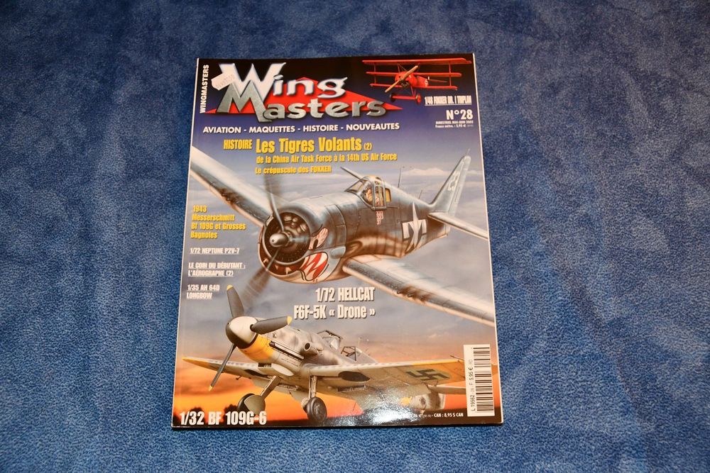 Revue Magazine Wing Masters N°28 - Avions Fokker Triplan Dr.I, Bf 109G-6, Neptune P2V-7, Occasion