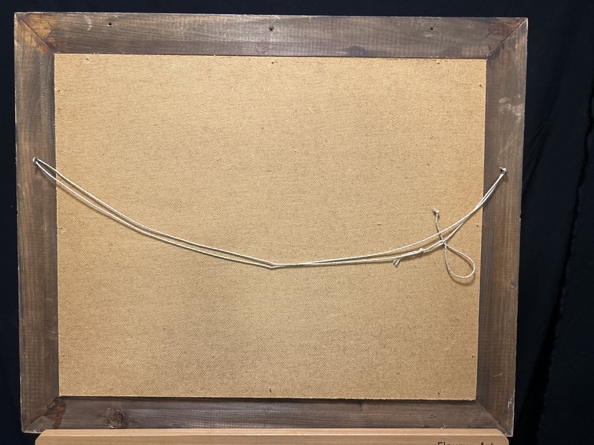 Gemälde: Ölgemälde Paris Strassenszene, Original, Simon Kramer – Gebraucht aus Glarus von KunstWerkEr-LS87 6