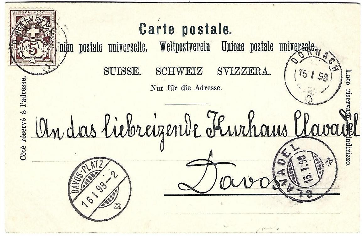 Cartoline postali: Gruss aus Dornachbrugg Litho – Usato da Wetzikon ZH venduto da Brulu100 1