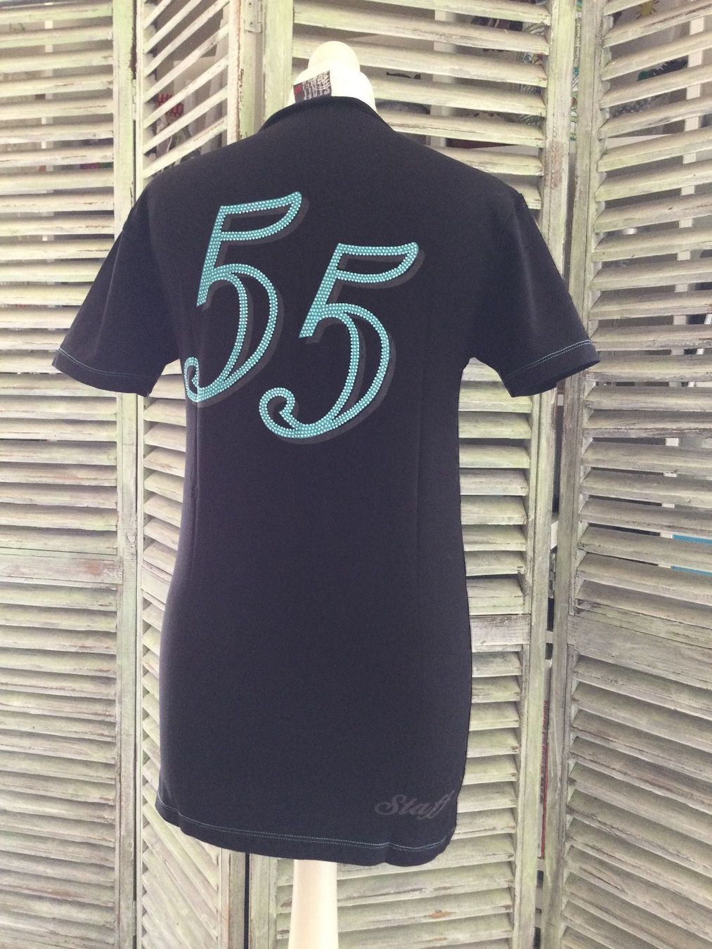 T-shirt: T-shirt noir marque STAFF LABEL 55 – Nuovo e nell'imballaggio originale da Agiez venduto da chouchanelle 2