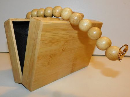 Clutch Handtasche wurde nie gebraucht Bambushandtasche
