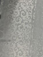 Tischtuch Weiss aus Baumwolle 260 x 130 cm