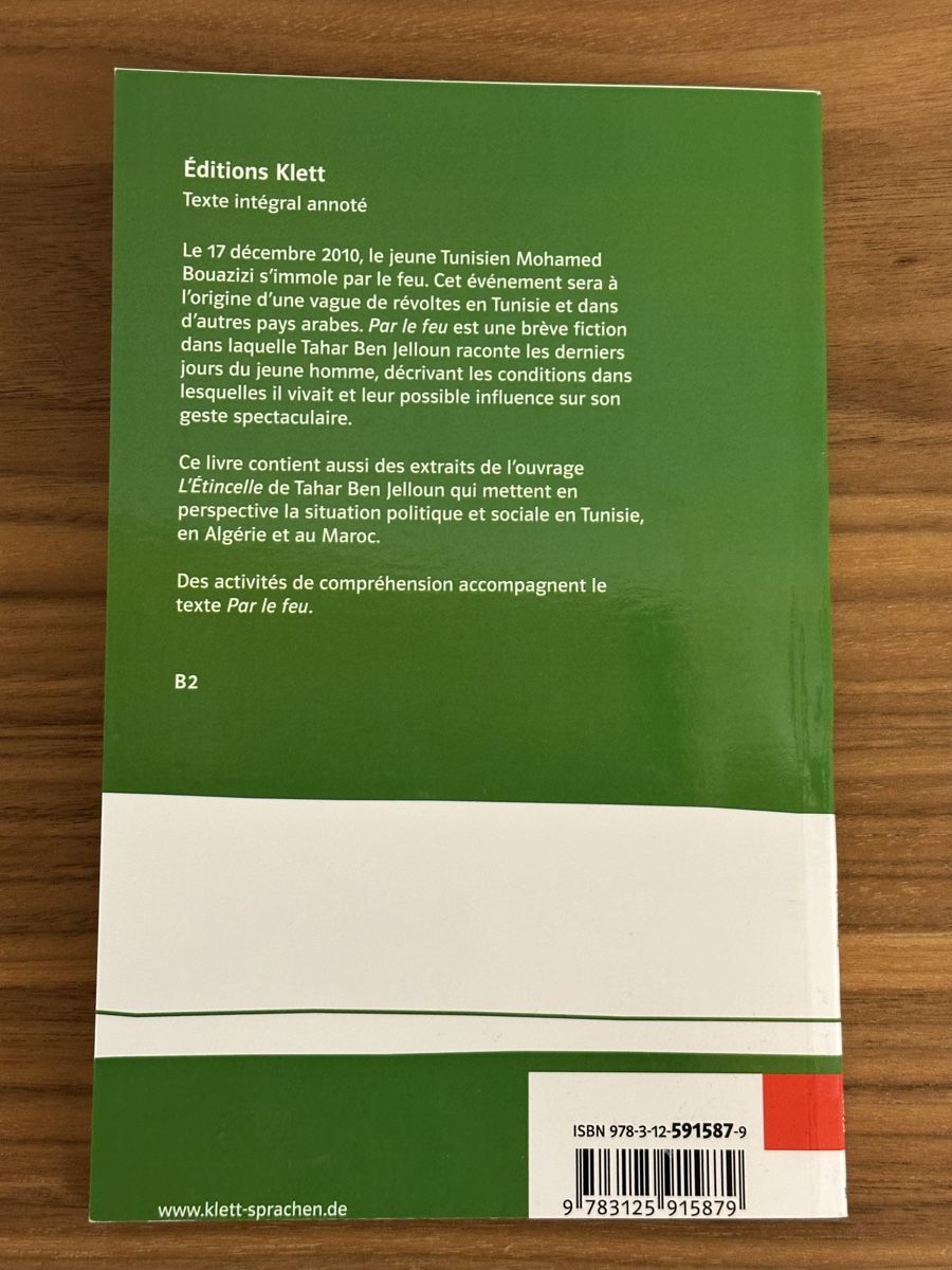 Bücher: Par le feu – Gebraucht aus Glis von Timer 1