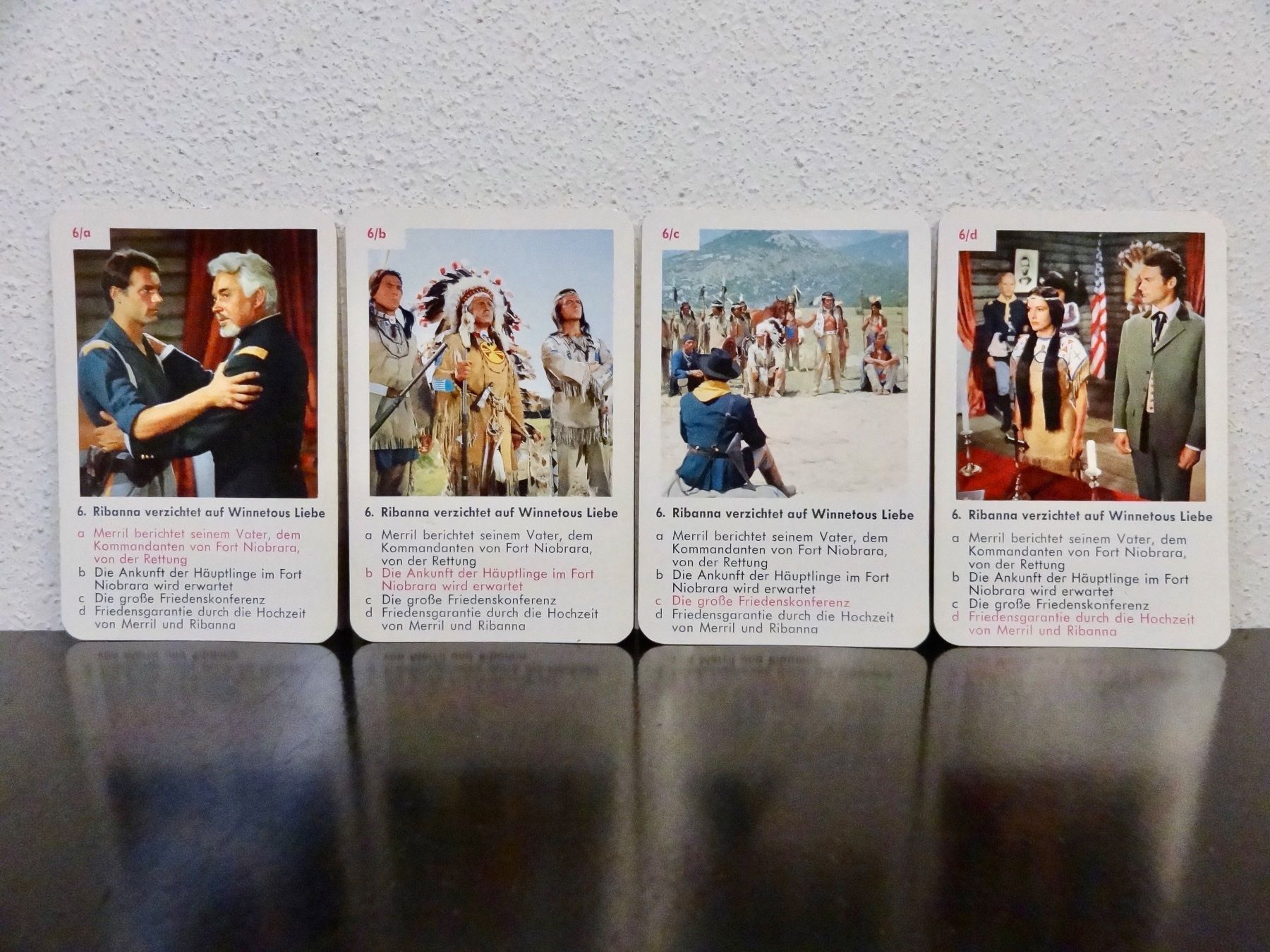 Spiele: schönes altes Quartett WINNETOU II – Gebraucht aus Kerzers von wisaundso 7