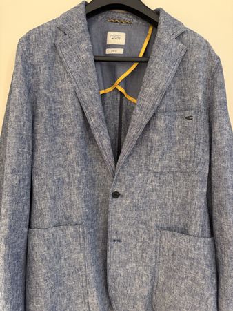 Camel aktive Herren Sakko - Blau Melange - Causal Blazer