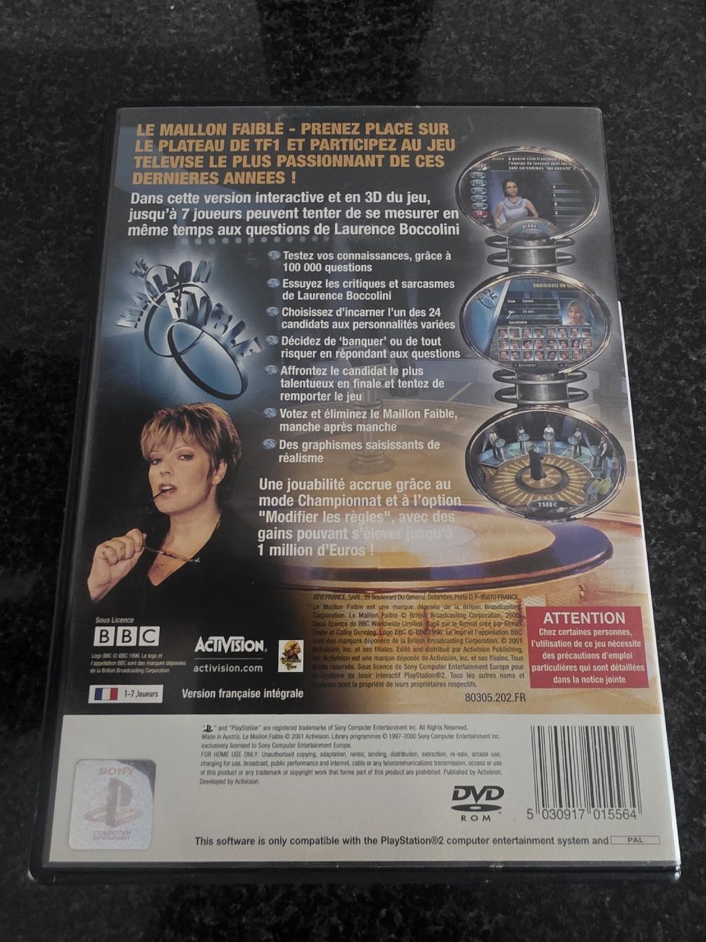 Giochi: Le Maillon Faible PS2 – Usato da Chavornay venduto da Crash37 1