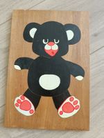 Holzpuzzle Bär, von Hand gefertigt