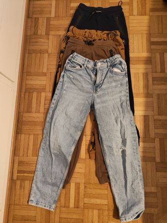 3 Hosen Set Jungen Grösse 140 H&M Jean . gebraucht guter Zus