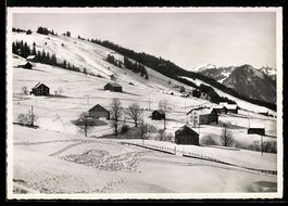 AK Unterwasser /Obertoggenburg, Pension Iltios im Winter