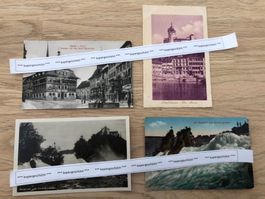 4x, Stein am Rhein Schaffhausen Rheinfall AK