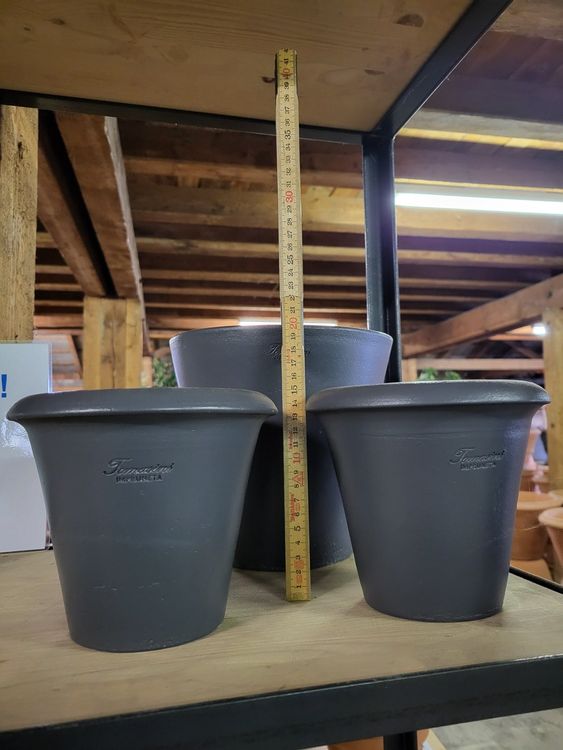 3 Terracotta-Blumentöpfe Im Set – Rustikal, Handgefertigt, Für Garten & Balkon