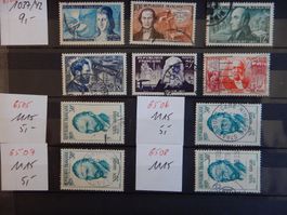 Frankreich Lot mit schönen Werten gest.