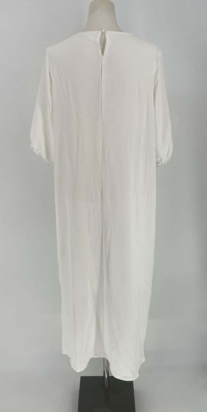 Vestiti: Weisses Kleid/ Maxikleid Gr. L – Usato da Auenstein venduto da moin. 3