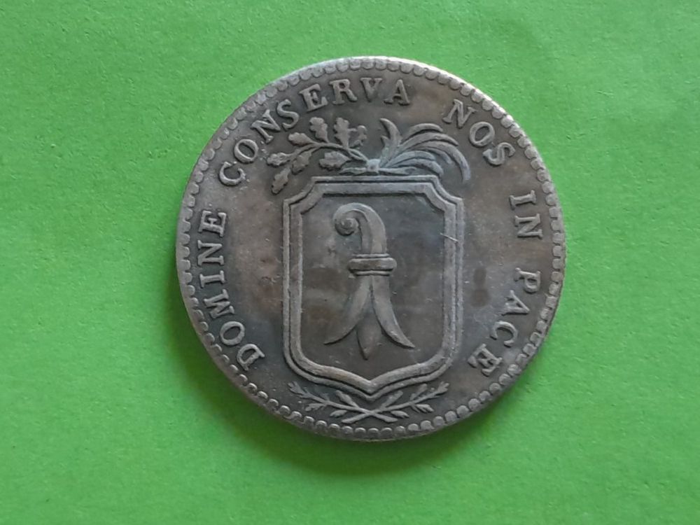 Alle Münzen: Basel, 3 Batzen 1809 – Gebraucht aus Aarau von Reto_BA_01 1